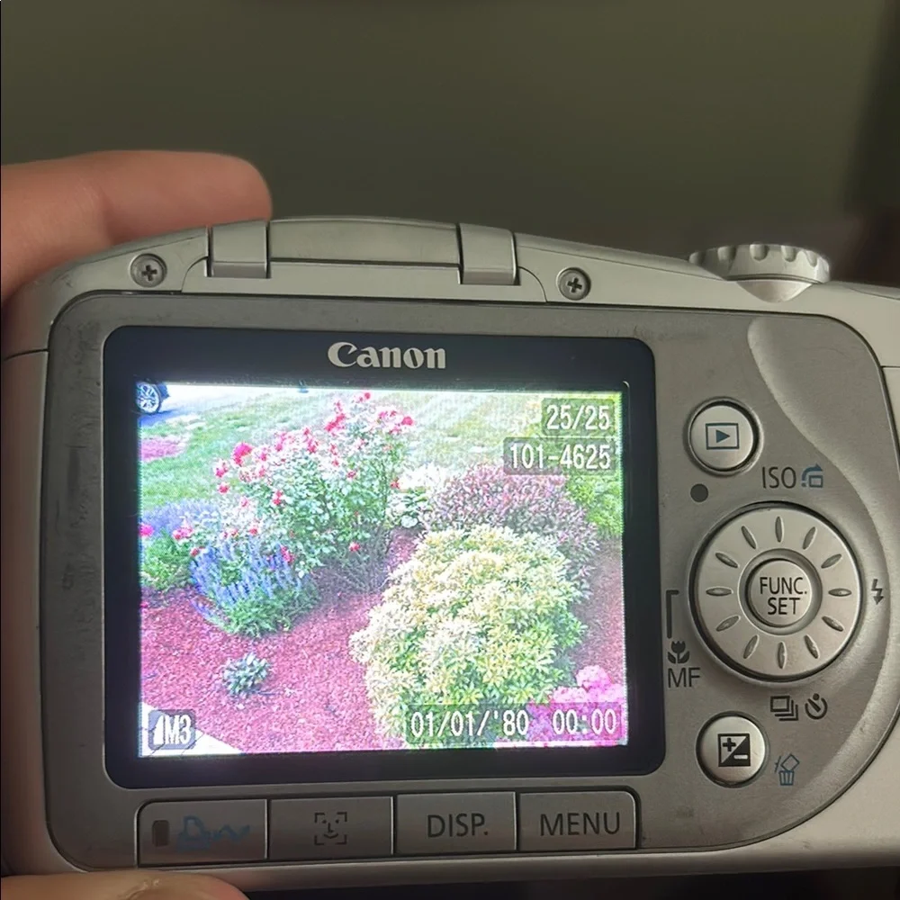 Canon Silver PowerShot Digital Camera with Zoom Lens
